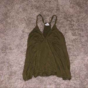 Cloud Chaser: olive green top
